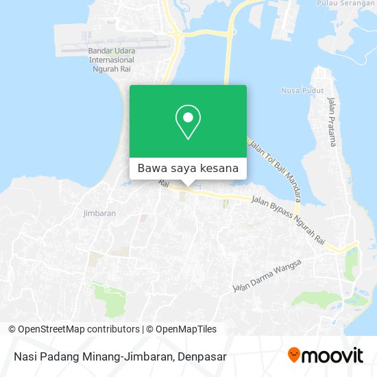 Peta Nasi Padang Minang-Jimbaran