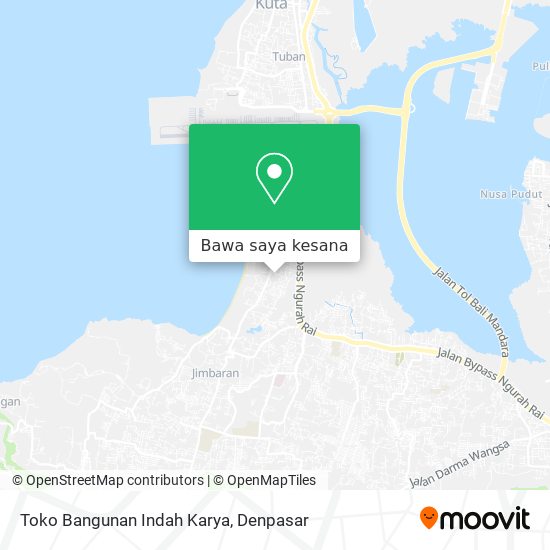 Peta Toko Bangunan Indah Karya