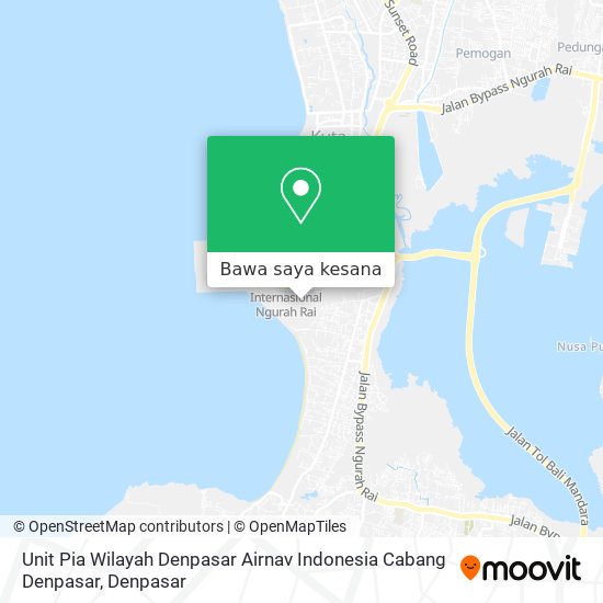 Peta Unit Pia Wilayah Denpasar Airnav Indonesia Cabang Denpasar
