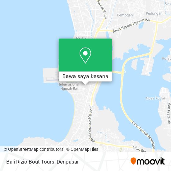 Peta Bali Rizio Boat Tours