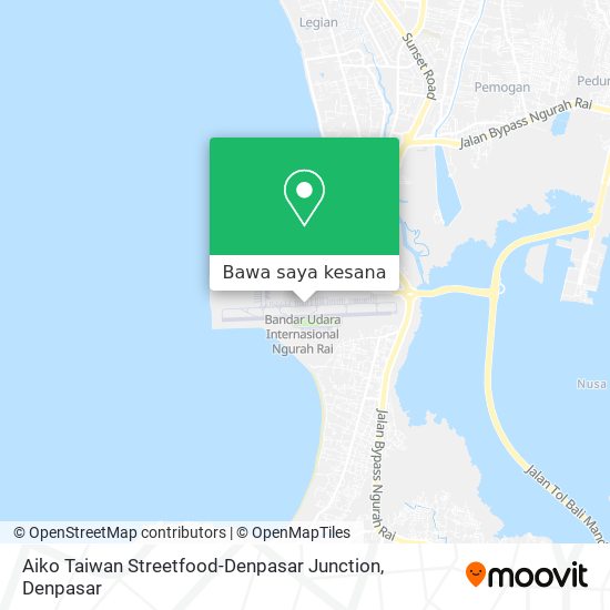 Peta Aiko Taiwan Streetfood-Denpasar Junction