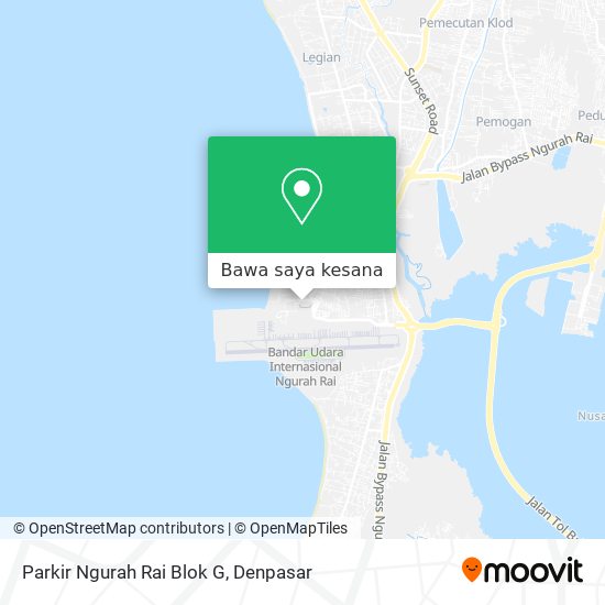Peta Parkir Ngurah Rai Blok G