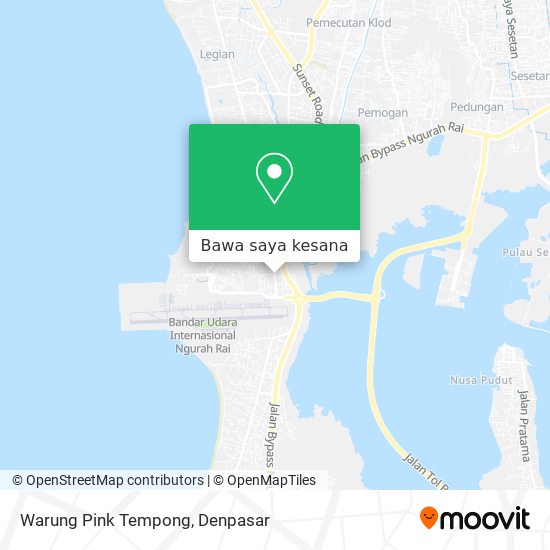 Peta Warung Pink Tempong