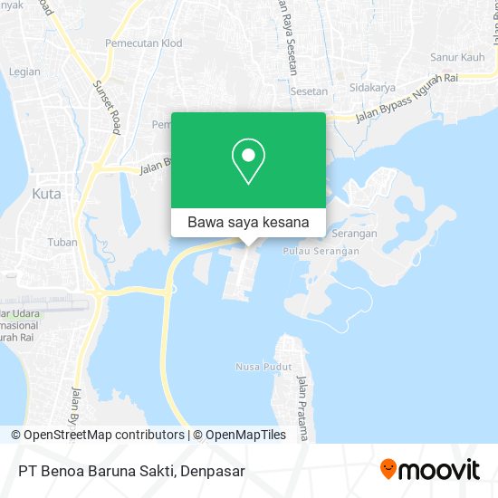 Peta PT Benoa Baruna Sakti
