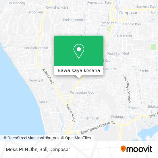 Peta Mess PLN Jbn, Bali