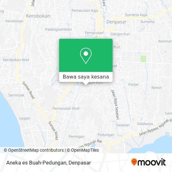 Peta Aneka es Buah-Pedungan