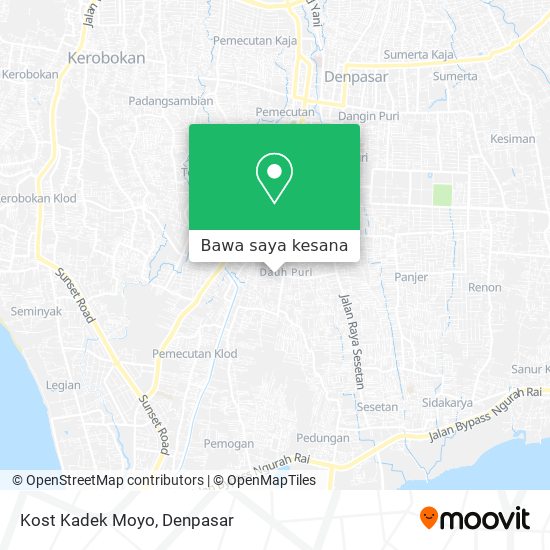 Peta Kost Kadek Moyo