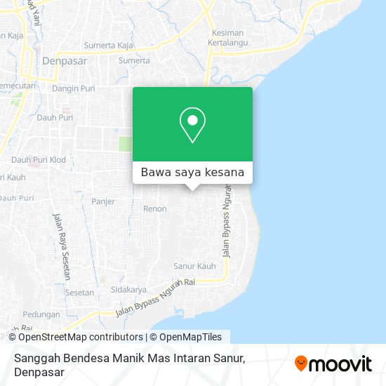 Peta Sanggah Bendesa Manik Mas Intaran Sanur
