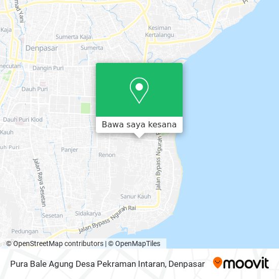 Peta Pura Bale Agung Desa Pekraman Intaran