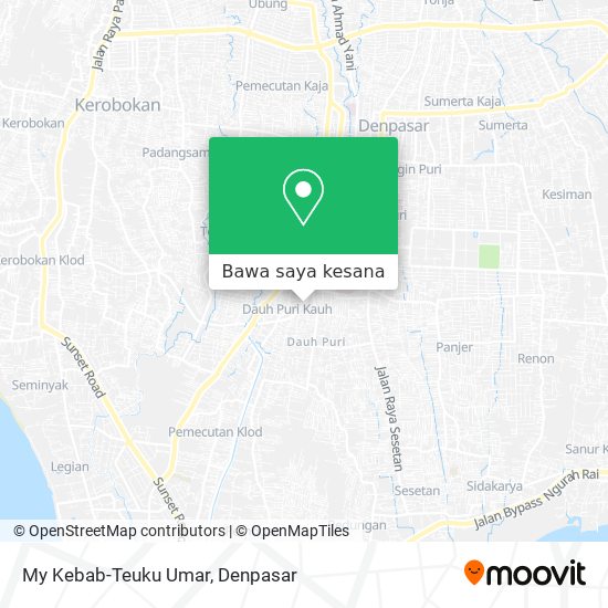 Peta My Kebab-Teuku Umar