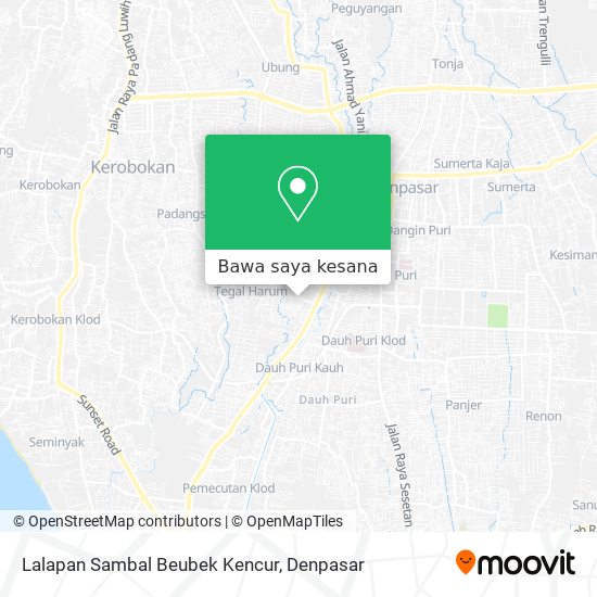 Peta Lalapan Sambal Beubek Kencur