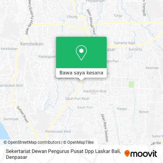 Peta Sekertariat Dewan Pengurus Pusat Dpp Laskar Bali