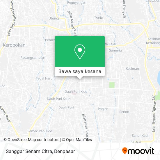 Peta Sanggar Senam Citra