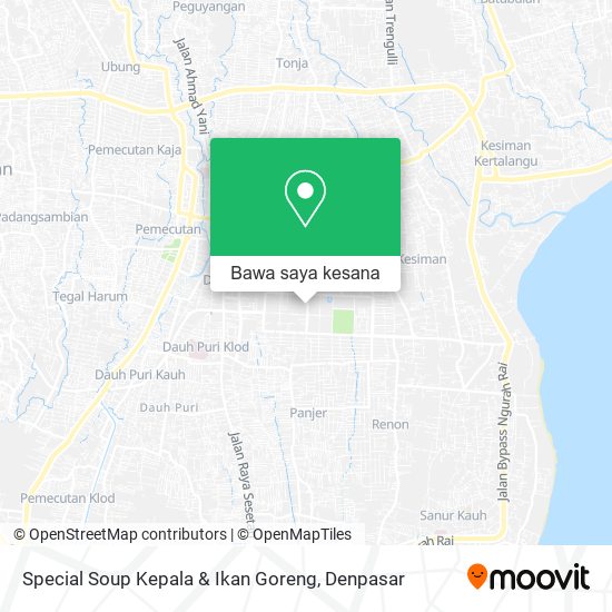 Peta Special Soup Kepala & Ikan Goreng