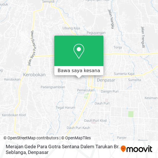 Peta Merajan Gede Para Gotra Sentana Dalem Tarukan Br. Seblanga