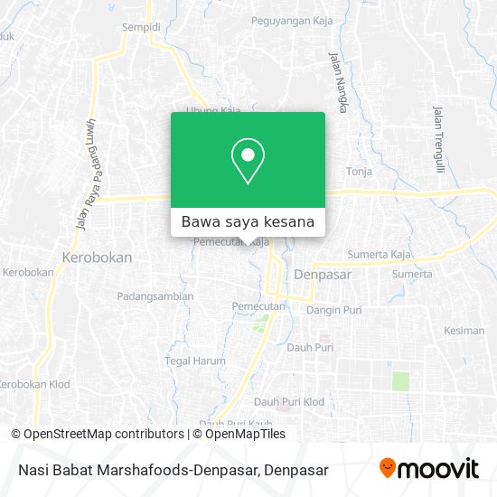Peta Nasi Babat Marshafoods-Denpasar