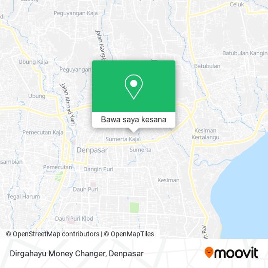 Peta Dirgahayu Money Changer