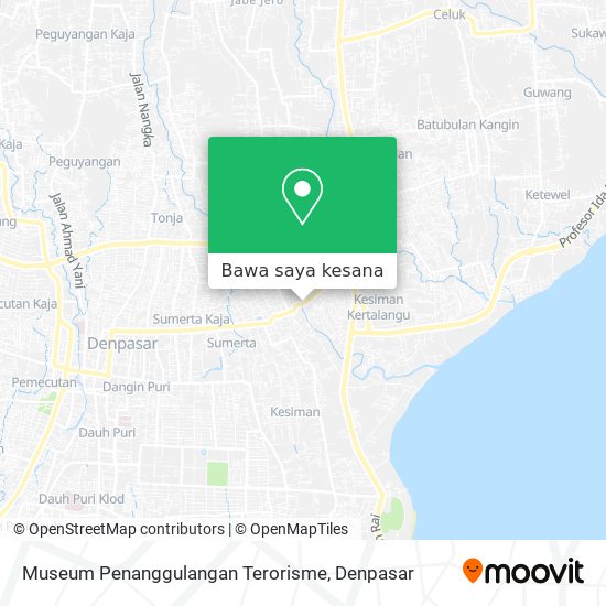 Peta Museum Penanggulangan Terorisme