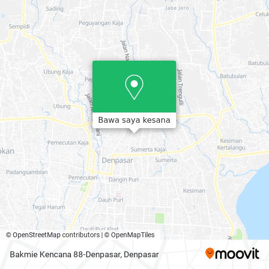 Peta Bakmie Kencana 88-Denpasar