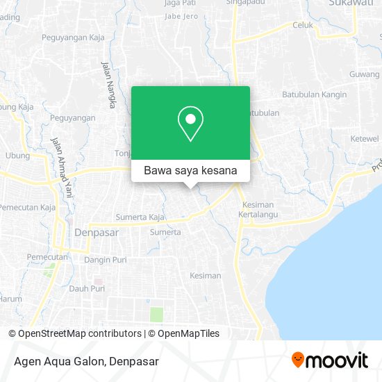 Peta Agen Aqua Galon
