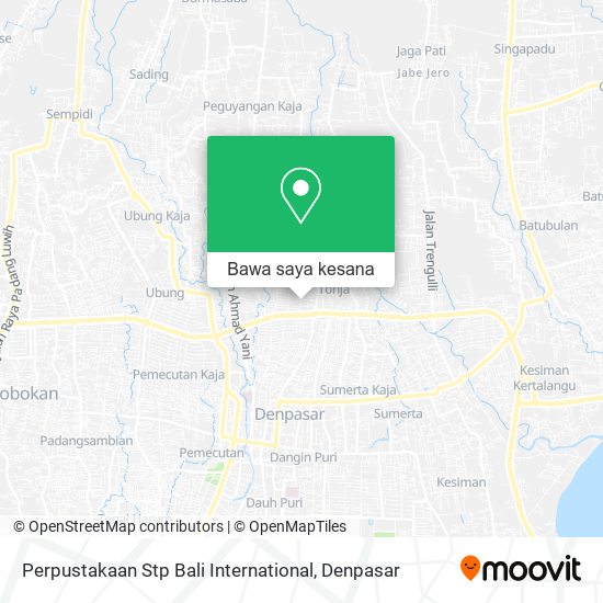 Peta Perpustakaan Stp Bali International