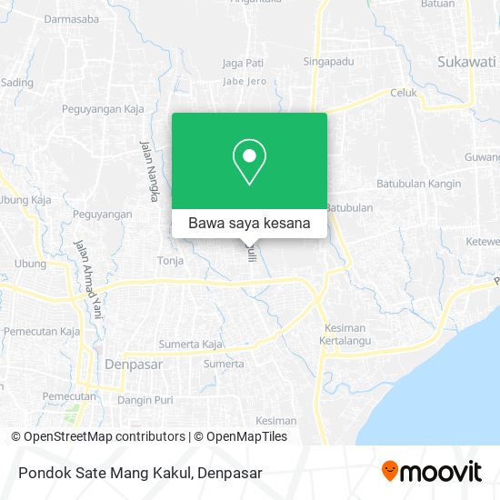 Peta Pondok Sate Mang Kakul