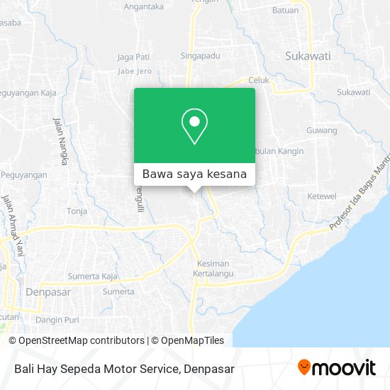 Peta Bali Hay Sepeda Motor Service