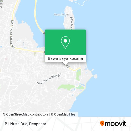 Peta Bii Nusa Dua