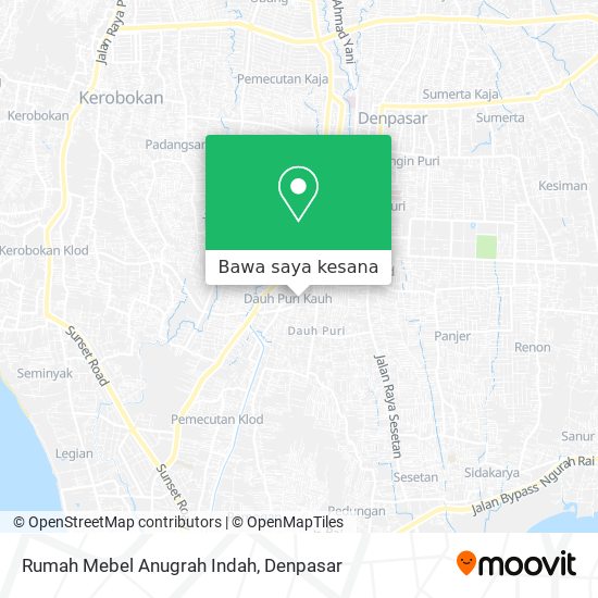 Peta Rumah Mebel Anugrah Indah