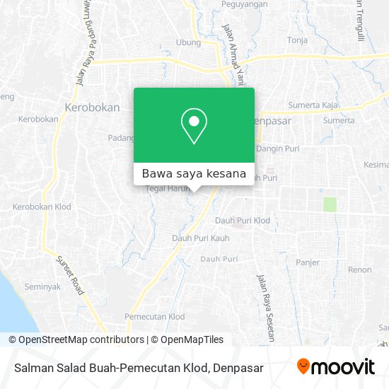 Peta Salman Salad Buah-Pemecutan Klod