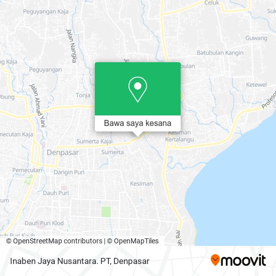 Peta Inaben Jaya Nusantara. PT