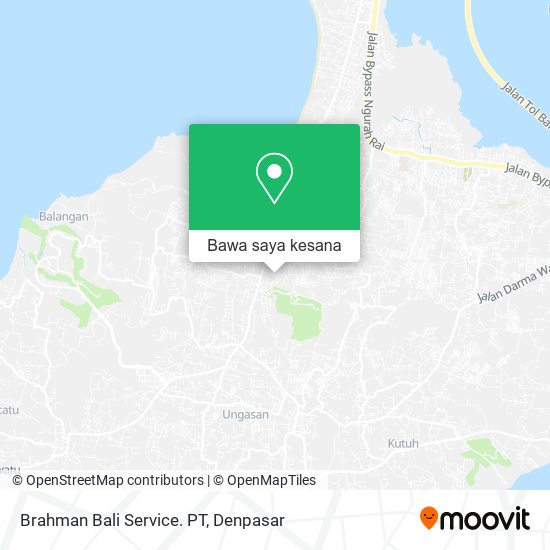 Peta Brahman Bali Service. PT