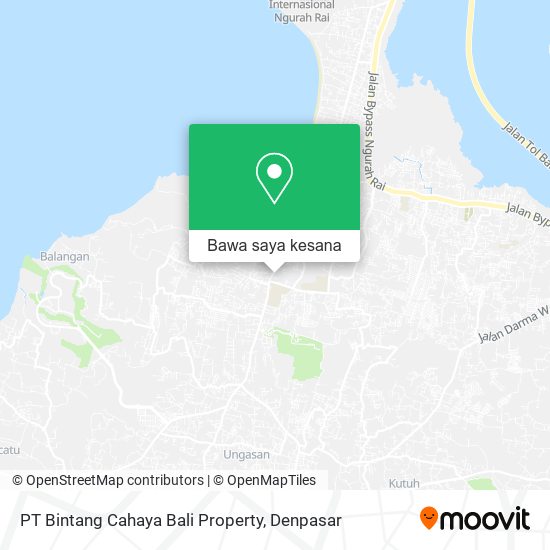 Peta PT Bintang Cahaya Bali Property