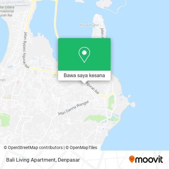 Peta Bali Living Apartment