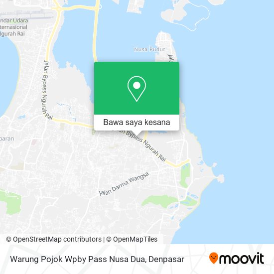 Peta Warung Pojok Wpby Pass Nusa Dua