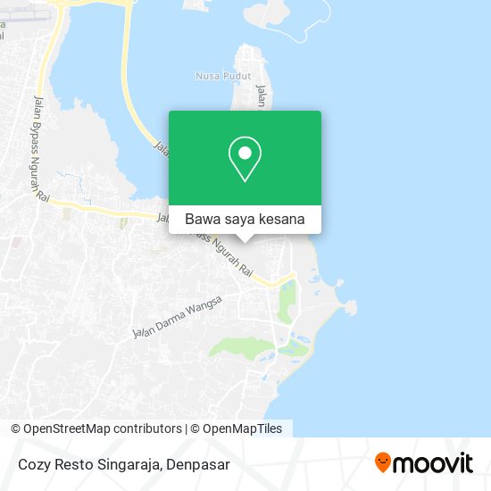 Peta Cozy Resto Singaraja