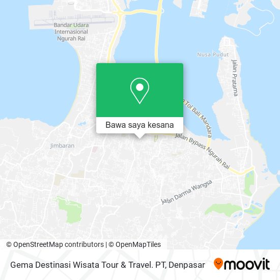 Peta Gema Destinasi Wisata Tour & Travel. PT