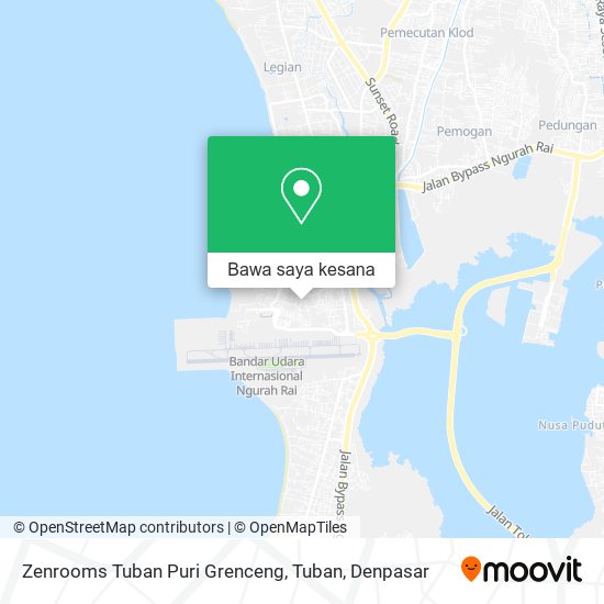 Peta Zenrooms Tuban Puri Grenceng, Tuban