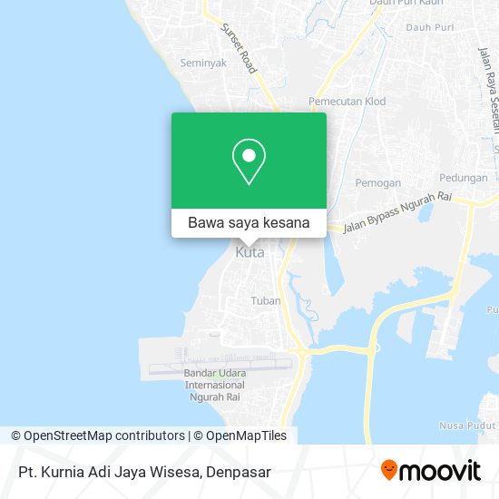 Peta Pt. Kurnia Adi Jaya Wisesa