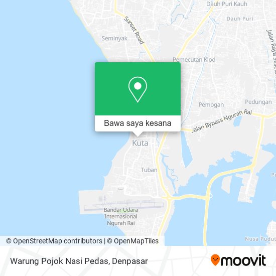 Peta Warung Pojok Nasi Pedas