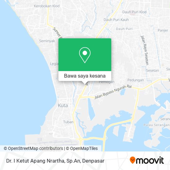 Peta Dr. I Ketut Apang Nrartha, Sp.An