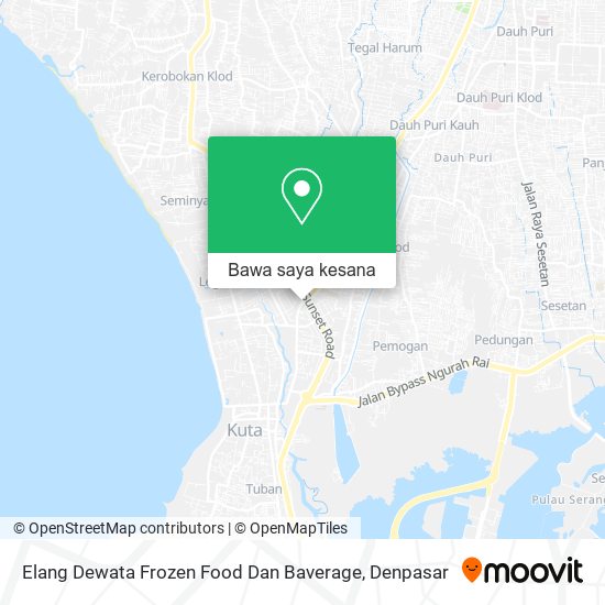 Peta Elang Dewata Frozen Food Dan Baverage