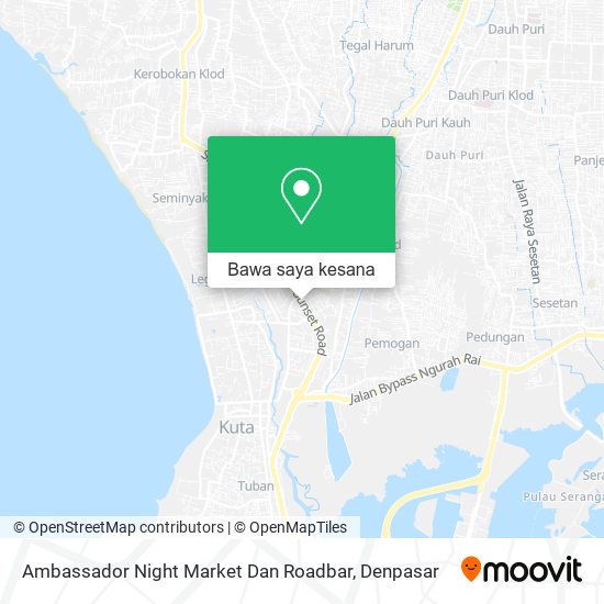 Peta Ambassador Night Market Dan Roadbar