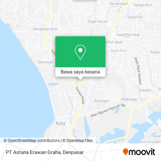 Peta PT Astana Erawan Graha