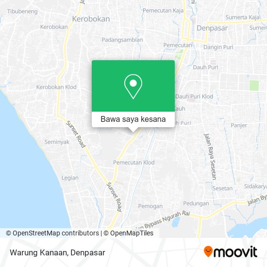 Peta Warung Kanaan