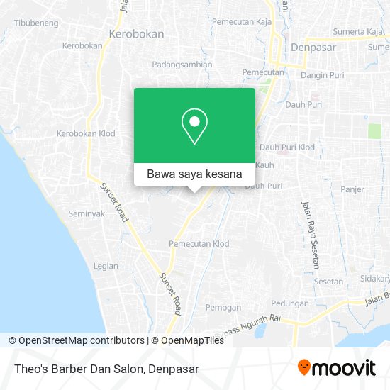 Peta Theo's Barber Dan Salon
