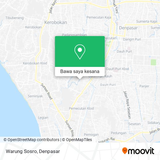 Peta Warung Sosro