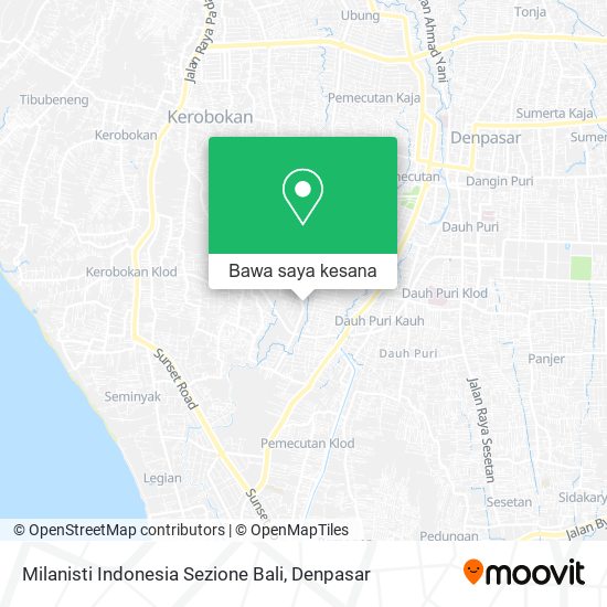 Peta Milanisti Indonesia Sezione Bali