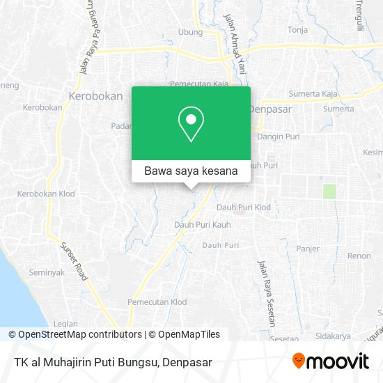 Peta TK al Muhajirin Puti Bungsu