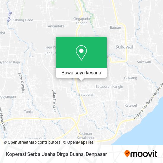 Peta Koperasi Serba Usaha Dirga Buana